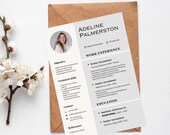 Accountant Resume Template: Minimalist A4 CV Design