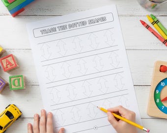 Pencil Control Workbook: Toddler Tracing, Fine Motor Skills (PDF)