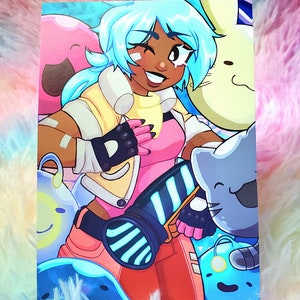 Slime Rancher | Ranch Morning A6 Heavy Cardstock Satin Print