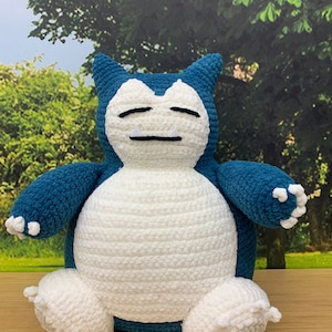 Schattige Snorlax knuffel amigurumi