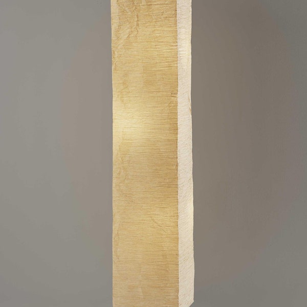 Wildside Paper Shade Floor Lamp with Natural Wood Base