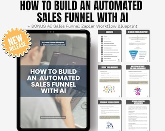 AI Sales Funnel eBook: PLR Digital Marketing Guide + Canva Bonus (PDF Download