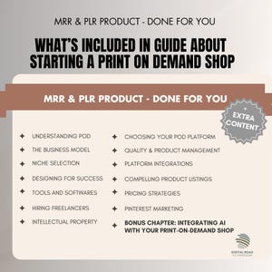 Are you ready to start and scale a successful Print-on-Demand (POD) business? This comprehensive 136-page guide covers everything you need to know, from selecting the perfect niche to designing high-converting products, choosing the best platforms