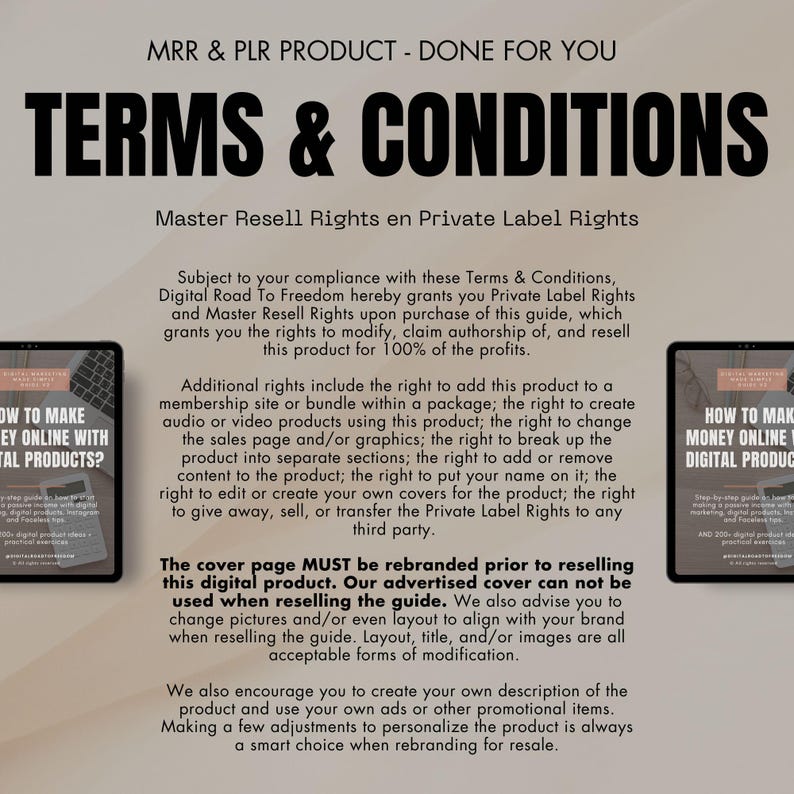 mrr plr, done for you, dfy, digital marketing, roadmap to riches, passive profit, master resell rights, private label rights, ebook guide, plrtopshop, resale, bundle, plr product