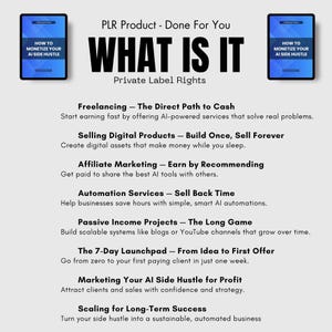Overview page of all 8 chapters including freelancing, marketing, automation, and scaling for success.