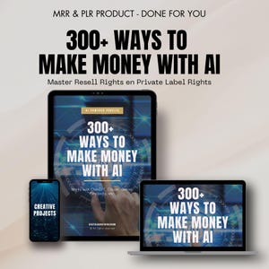 Boost Your Online Income: 300 AI-Powered Strategies for Passive Income and Digital Products | PLR & Master Resell Rights Included