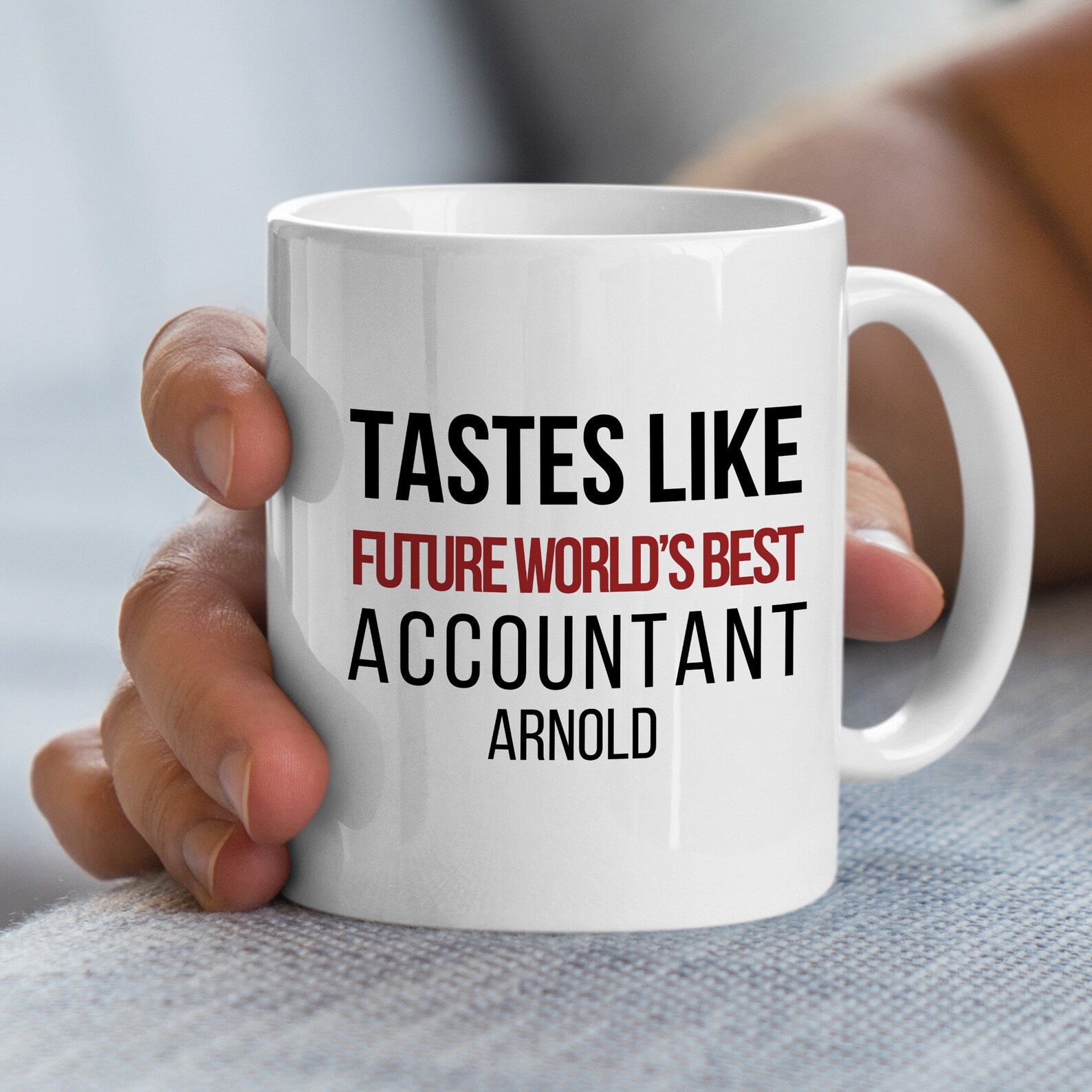 Custom World's Best Accountant Gift for Men and Women, Personalized CPA ...