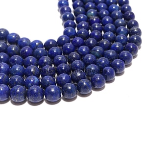 Natural Lapis Lazuli Smooth Round Balls Beads, Blue Lapis Lazuli Beads, AAA Lapis Lazuli Round Beads, Lapis Lazuli Gemstone Beads Wholesale