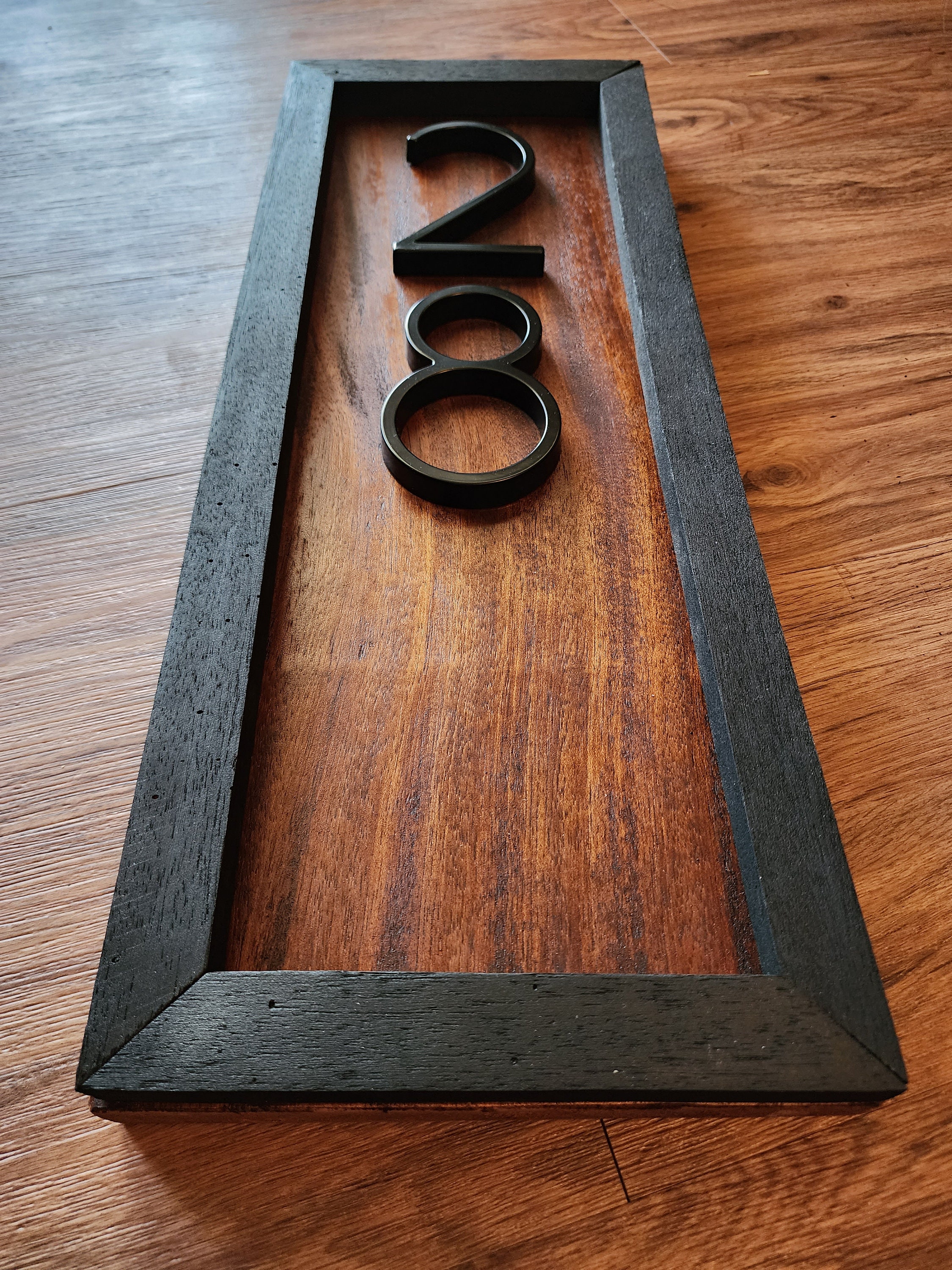 Vertical Home Address Gift Rustic Outdoor Sign Custom Wood Address ...