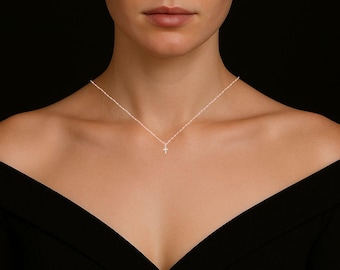 Rosario bañado en platino 925 con piedras sintéticas rosas