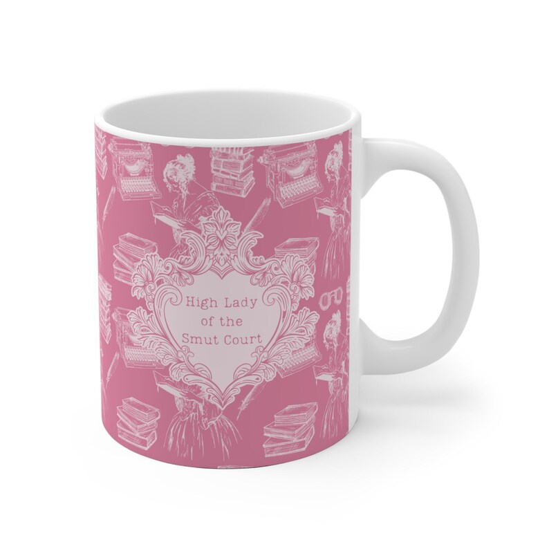 High Lady of the Smut Court Mug - Spicy Bookish Coffee Cup for Romance Readers, BookTok Gifts, Fantasy Smut Lover Merch, Funny Bookworm Mug image 3