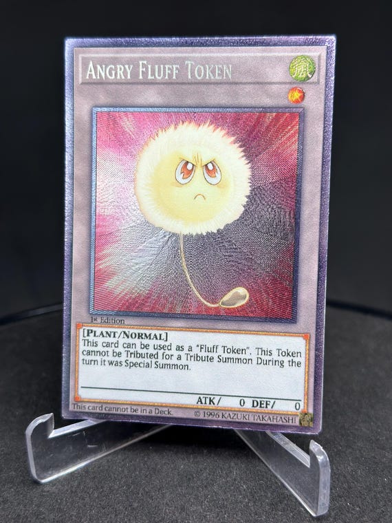 Dandylion Token - Token - Jeton - Custom Card - Dandylion Happy - Dandylion  Angry - Ultimate Rare - Etsy