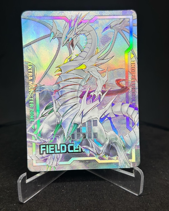 Blue-eyes Spirit Dragon - Field Center - Field Center - Custom Card - Orica  - Collector - Ultimate - Secret - Etsy