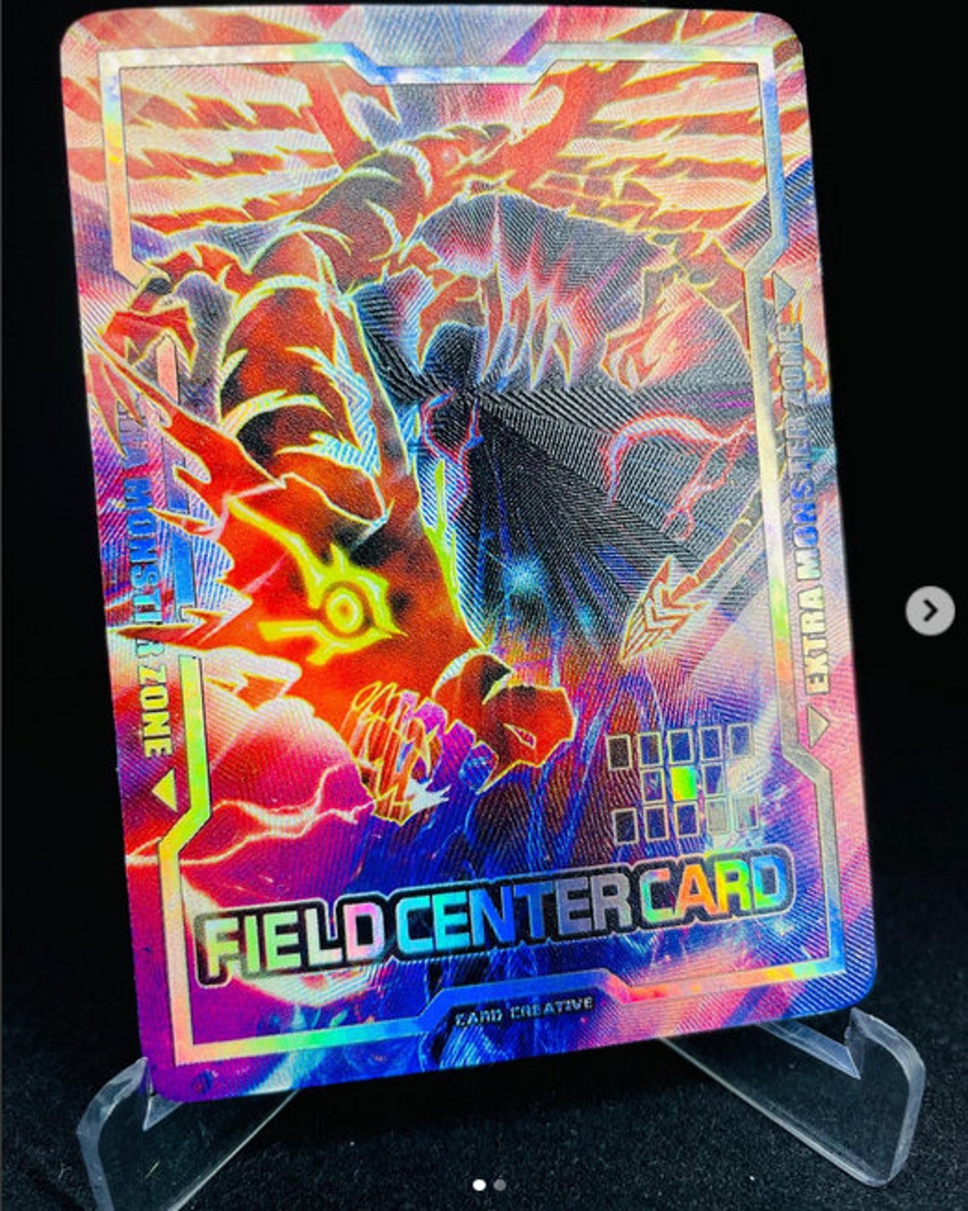 Crimson Dragon - Field Center - Center De Terrain - Custom Card