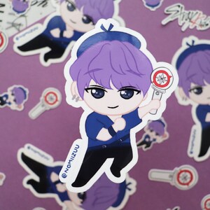 Stray Kids SKZ Lee Weiß KPOP Die Cut Individueller Vinyl-Aufkleber