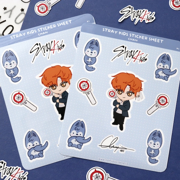 SKZ Stray Kids SKZOO BangChan Vinyl Sticker Sheet