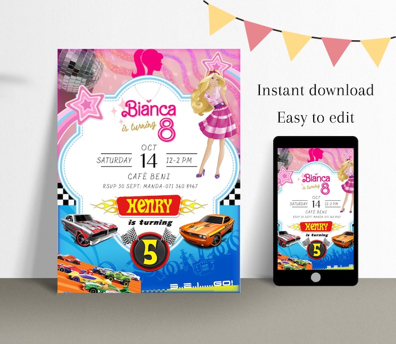 digital-joint-birthday-invitation-two-theme-birthday-hot-cars-and-doll