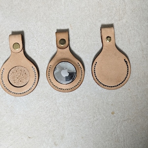 Leather air tag cut file dxf