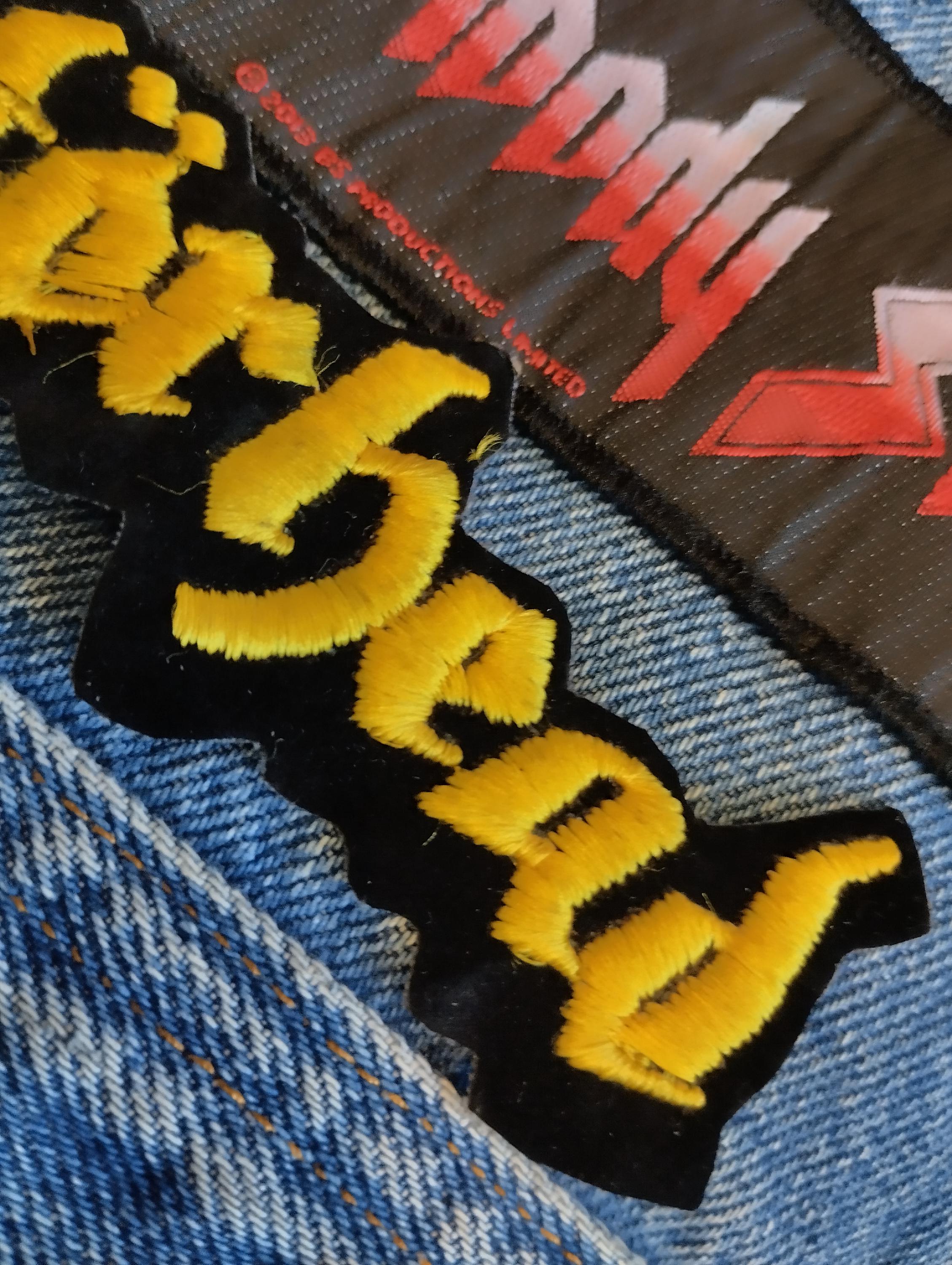 Motorhead, Used Sew On, Iron on Patch, Logo Motorhead, Embroidered on ...