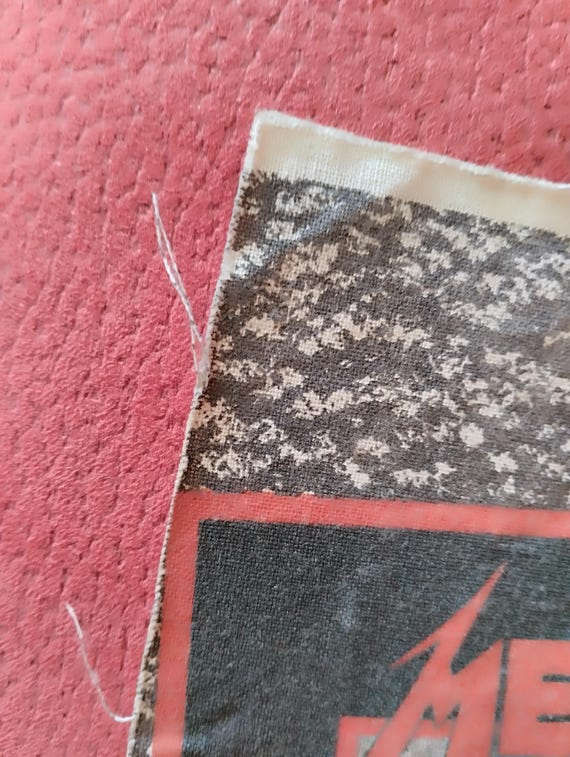 Metallica, Unusual large rectangular patch, witho… - image 6