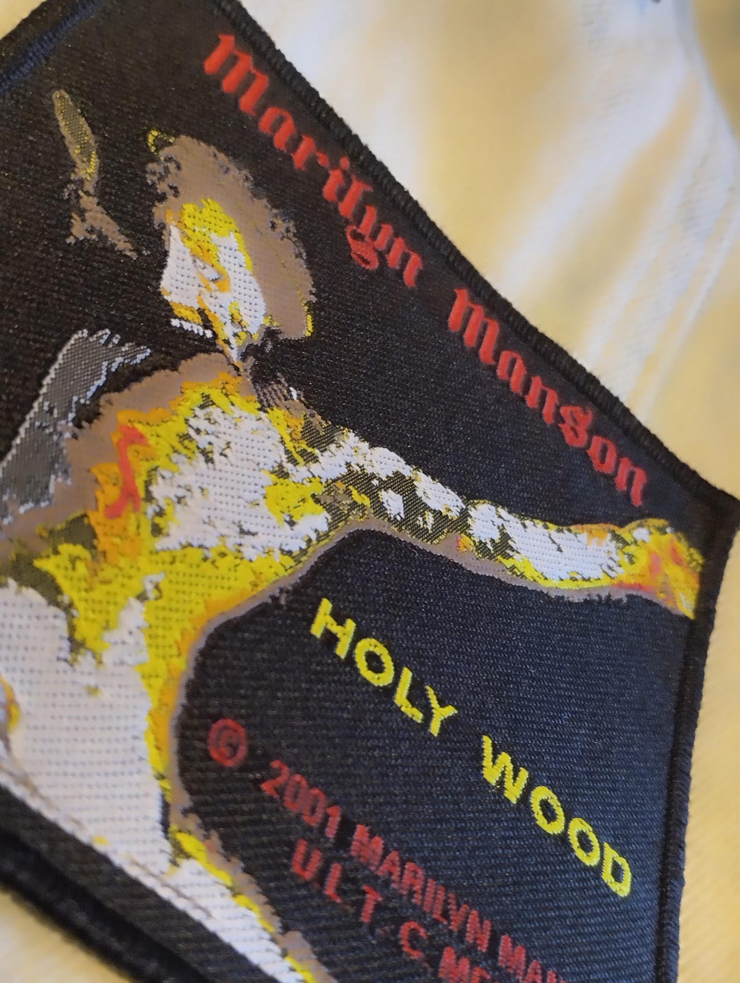 Marilyn Manson, Holy Wood Vintage Patch, Original Official ...
