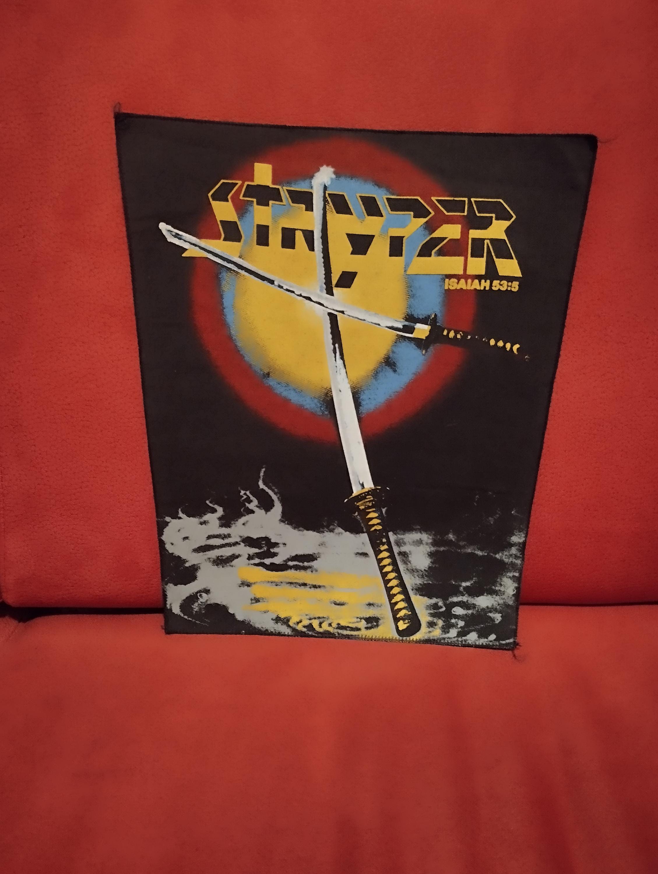 STRYPER, Soldiers Under Command, Vintage 80s Back Patch, Old