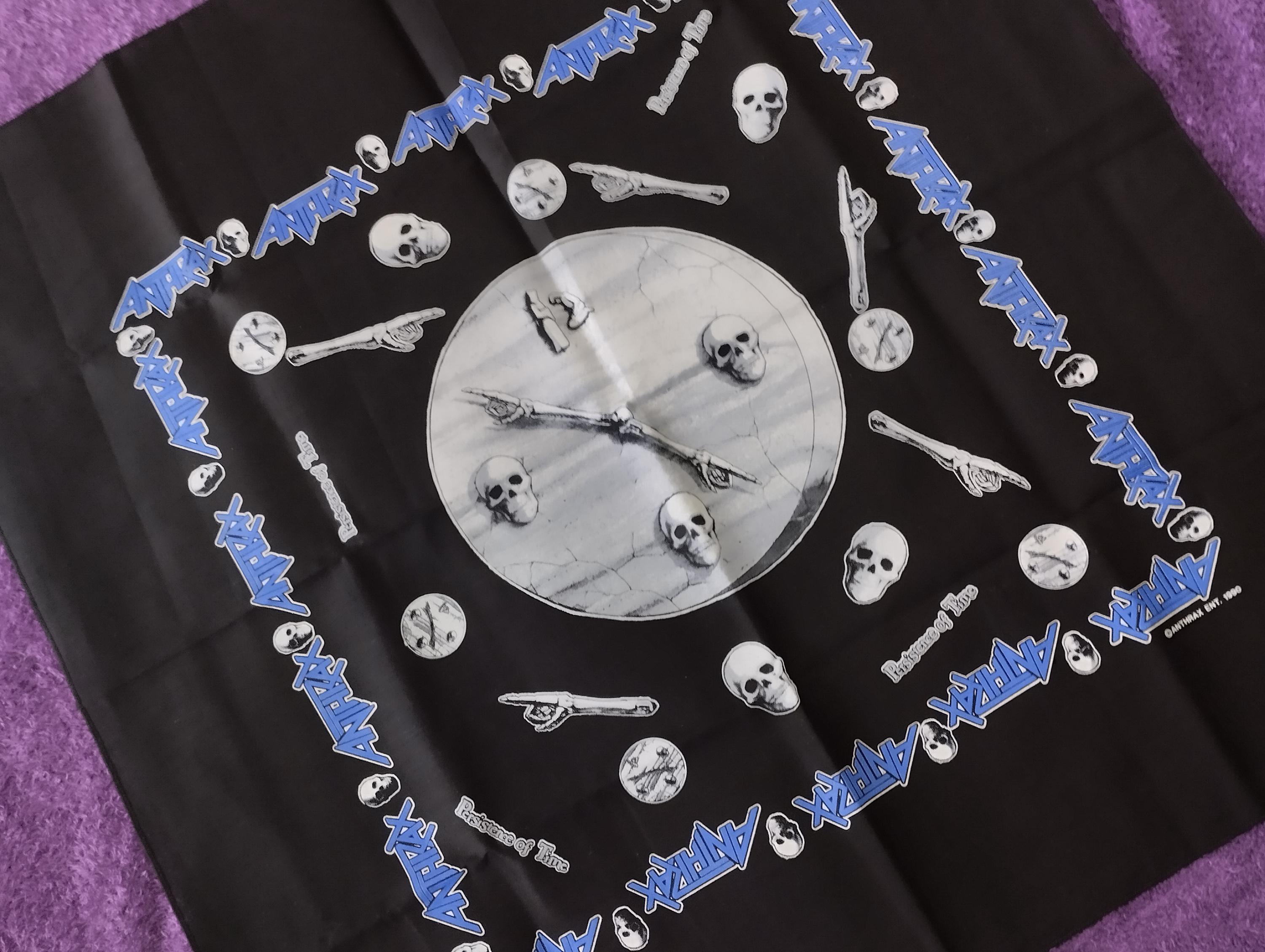 Anthrax 1990, Persistence of Time Bandana Original Official