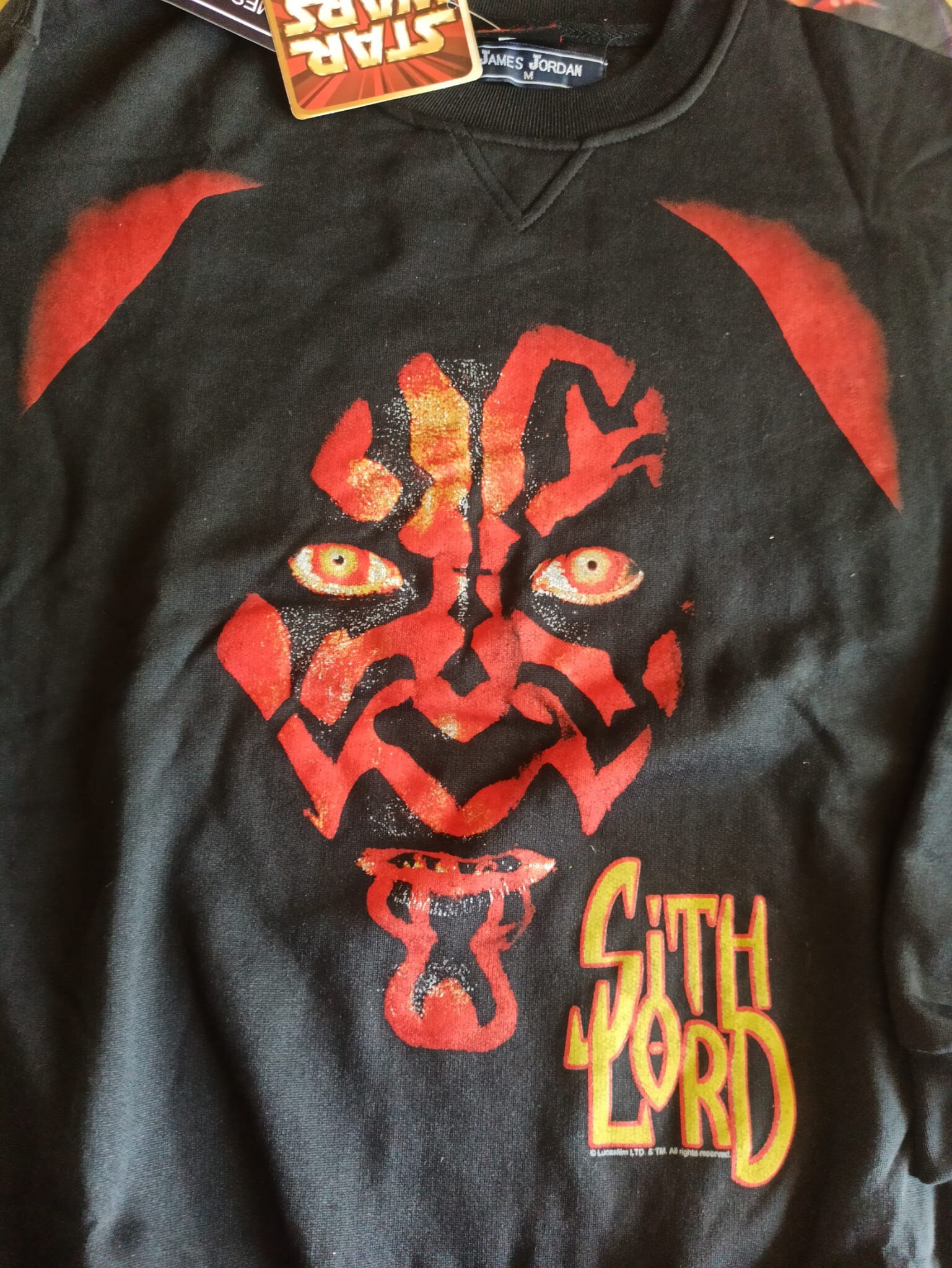 Star Wars Vintage End 90s Early 00s Sweatshirt Empire Deadstock 