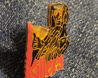 Iron Maiden Killers vintage emaille kristallen speld, vintage eind jaren 80, begin jaren 90, Eddie the Head, geweldig cadeau voor fans, geweldige band, heavy metal uit de jaren 80, Iron