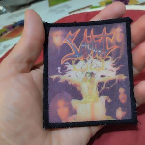 Sabbat, band thrash metal britannica, toppa vintage anni '80 da cucire, nuova, mai usata, Martin Walkyier, Andy Sneap,.. Una toppa fantastica per un batterista fantastico