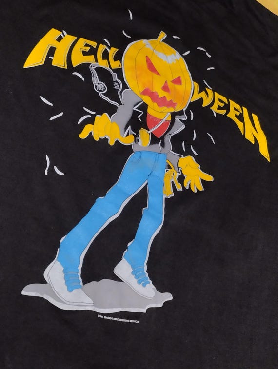 Helloween, Seven Keys Tour 87, Vintage 80s Original Official T 