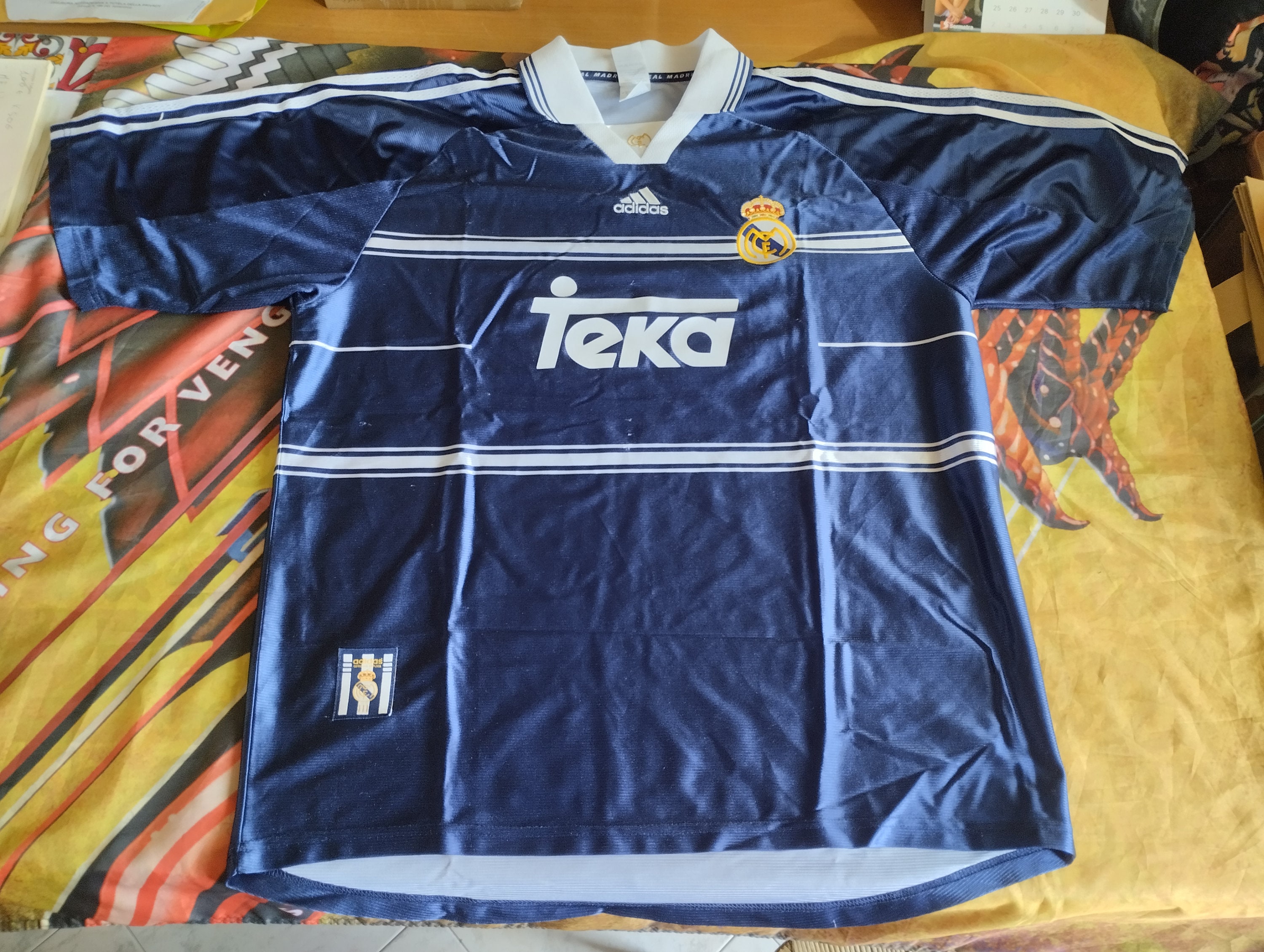 VINTAGE RETRO pulls sweater REAL MADRID Official ADIDAS size: M