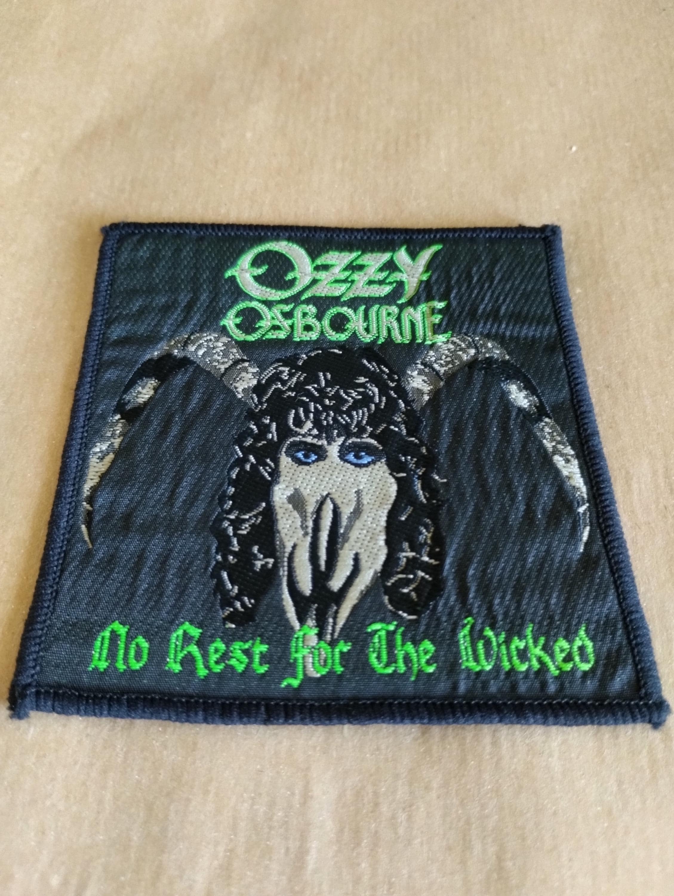 レア皿Wicked Locos ...All Day CD Ozzy Osbourne, Ozzy Osbourne- No Rest for the Wicked Patch