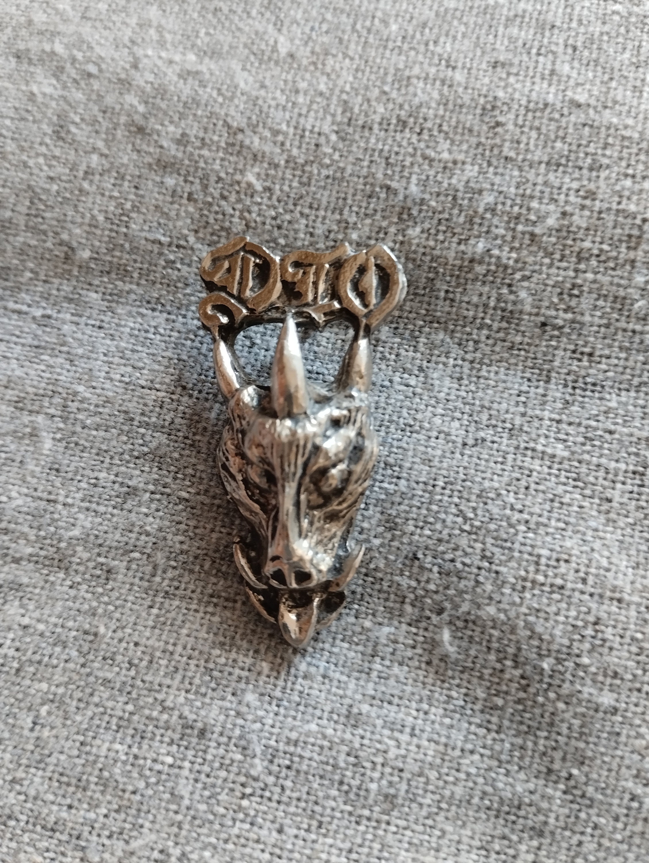 DIO Vintage 80s Cast Metal Pin Bootleg Demon, Amazing Gift for Fans ...