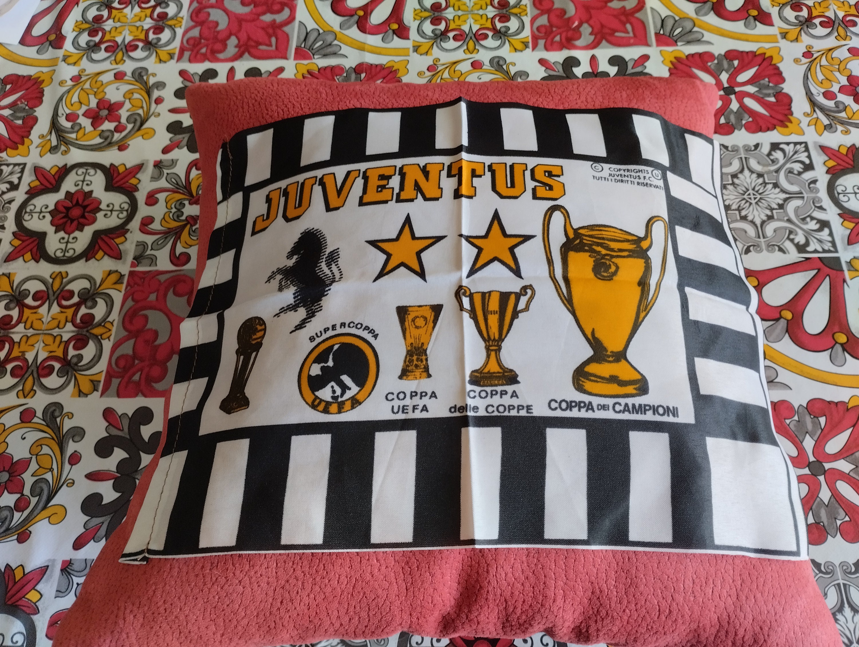 Juventus Vintage 80S Super Big Flag, Italian Football Team