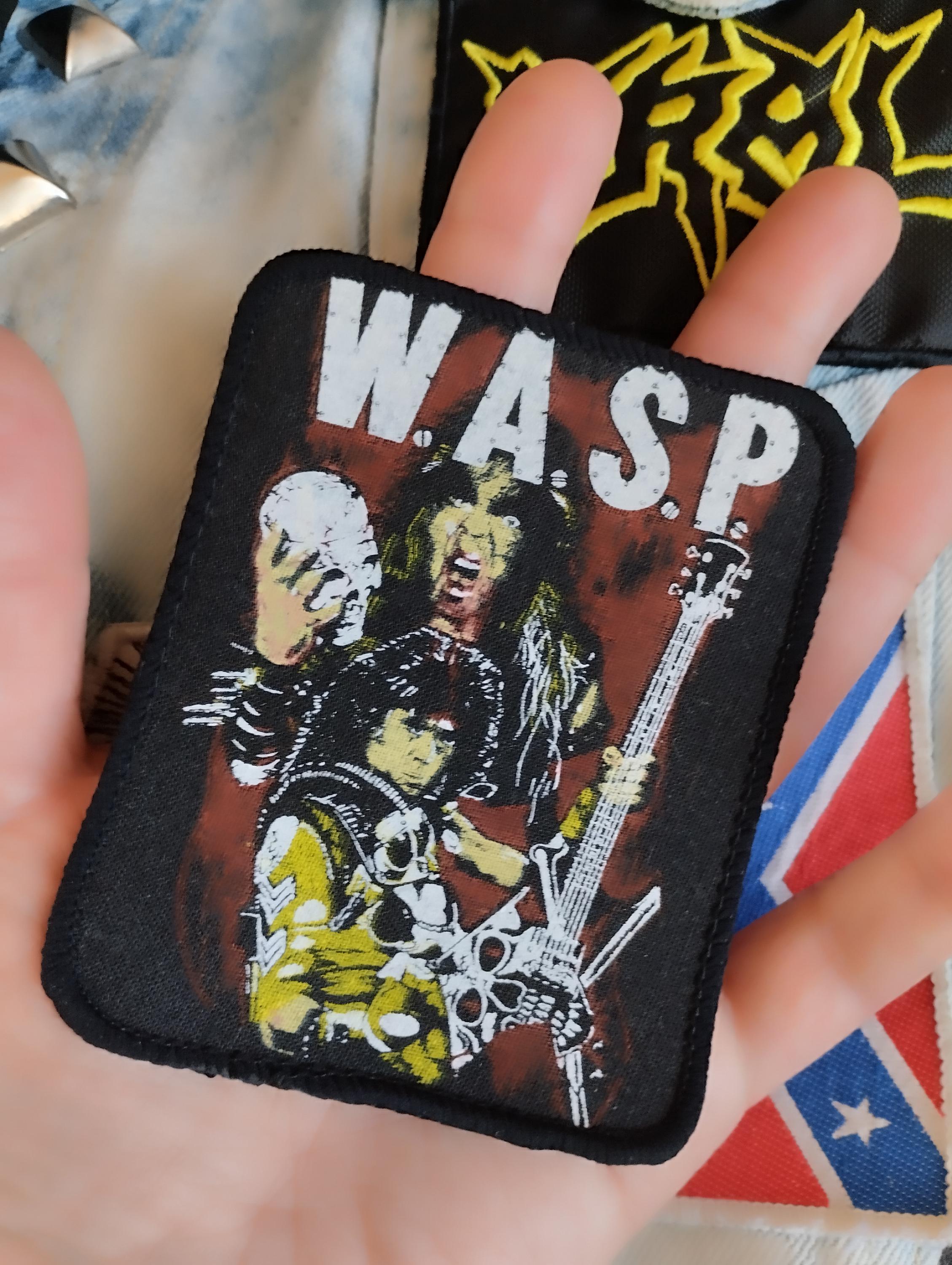 WASP, Vintage 80s Sew on Patch , Blackie Lawless & Randy Piper ...
