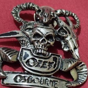 OZZY Osbourne 1989, no rest for the wicked, pin de metal fundido Poker 1989 ©, vintage de los 80, regalo increíble para los fans del gran loco Ozzy, para ti