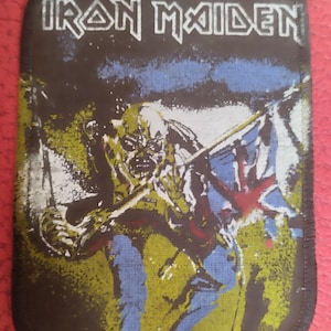 The Trooper , Iron Maiden vintage 80s sew on patch, dedstock 80S, amazing gift for fans great band heavy metal Iron Maiden, for your collect