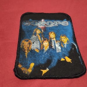 Europa, der letzte Countdown, Vintage 80er Jahre Patch, tolles Geschenk für Fans der großen Hard Rock Band Europe! Stempel imperfetta vedere foto