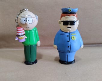 ヴィンテージ サウスパーク キーホルダー、自分で選べる、90 年代