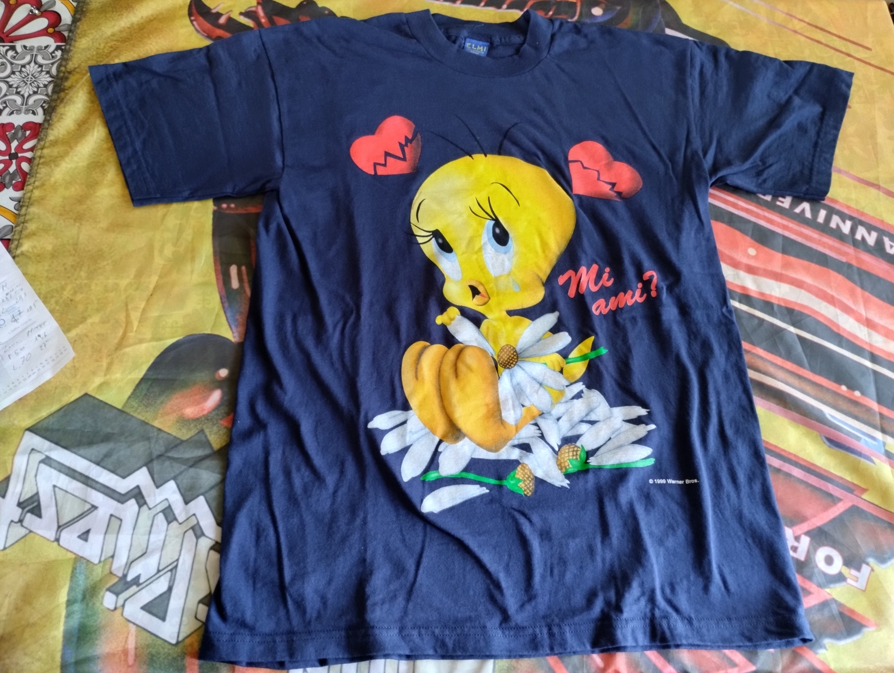 TWEETY/C1997年/Warner Bros/Tシャツ/--/コットン/ORN Vintage Tweety Bird Warner Bros T-Shirt Medium Looney Tunes