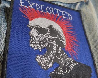 The Exploited, 1996 originele officiële merchandising vintage jaren 90, geweldig cadeau voor fans geweldige punkband The Exploited, in zeer goede staat