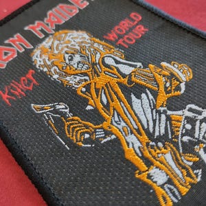 Iron Maiden Patch zum Aufnähen aus den 80ern der 80er Jahre!