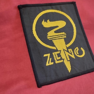 Zeno, banda Zeno Roth, patch vintage dos anos 80 para costurar, RIP, toppa da collezione hard & heavy rock blues banda alemã. Para sua jaqueta de coleção