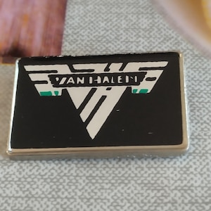 VAN HALEN, vintage 80s metal pin badge, amazing gift for fans great band Van Halen. for your collection or your denim jacket vest, genuine