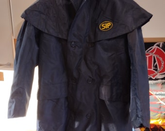 Waterproof Vintage 70s 80S SIP phones Italy size 48 Valentino Milano, workwear, deadstock, extra rare item for real collectors vtg clothing