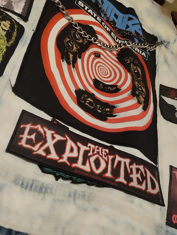 The Exploited, strip patch 1998 original official… - image 1