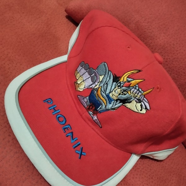 Knights of the Zodiac, Phoenix, vintage 2001 baseball hat, original product Licensed by Yamato, 1986 © Masami kurumada, Shueisha, with tag