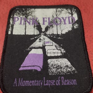 A Momentary Lapse of Reason, vintage 80s sew on patch Pink Floyd, very good condiction vintage amazing gift for fans great band Pink Floyd
