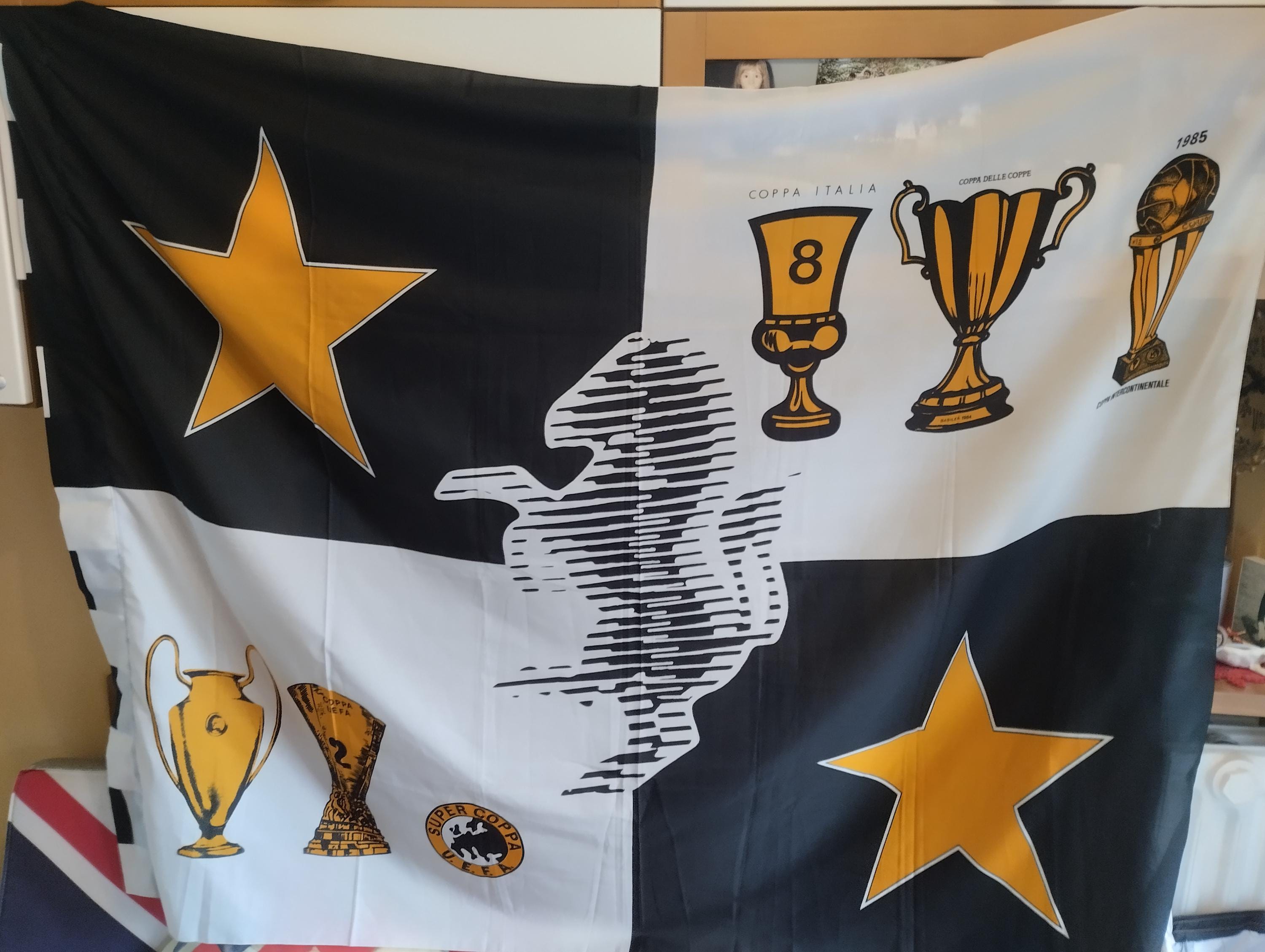 【SALE／10%OFF Juventus Vintage Team Football Italian Flag, Big Super 80S 応援グッズ